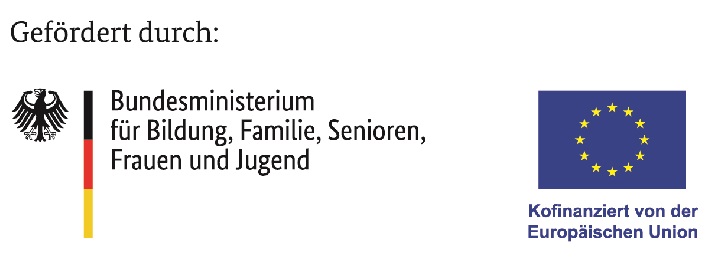 Das Projekt BEST 60Plus wird im Rahmen des Programms „Bildung und Engagement ein Leben lang (BELL)“ durch das Bundesministerium für Bildung, Familie, Senioren, Frauen und Jugend und durch die Europäische Union über den Europäischen Sozialfonds Plus (ESF Plus) gefördert